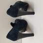 Women's Guido Sgariglia Penny Loafer Heels, Blue Suede, Size EU 38.5/  US 7.5 image number 4