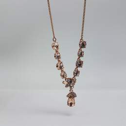 Givenchy Rose Gold Tone Crystal Necklace & Earring Set 2pcs 16.7g alternative image