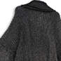 NWT Womens Gray Knitted Long Sleeve Open Front Cardigan Sweater Sz 4/4X/26 image number 4