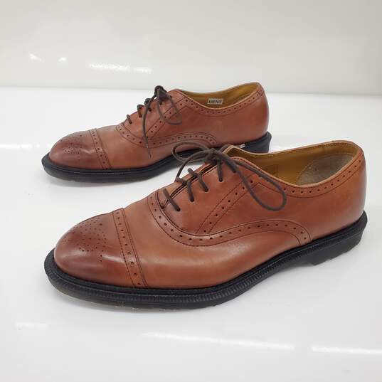 Dr. Martens Unisex Morris Brown Leather Oxfords Size 9 M / 10 W image number 1