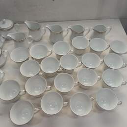 40pc Set of Contemporary by Noritake Majestic Platinum Serving Dishes alternative image