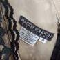Maggy London Petites Black Sheer Lace Sleeve Midi Sheath Dress WM Size 14 NWT image number 3