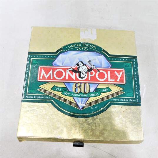 Monopoly 60th Anniversary Limited Edition Gold 1995 image number 5