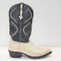 Rodeo Bravo Textured Leather Pointed Toe Men Western Boot US 8 image number 2
