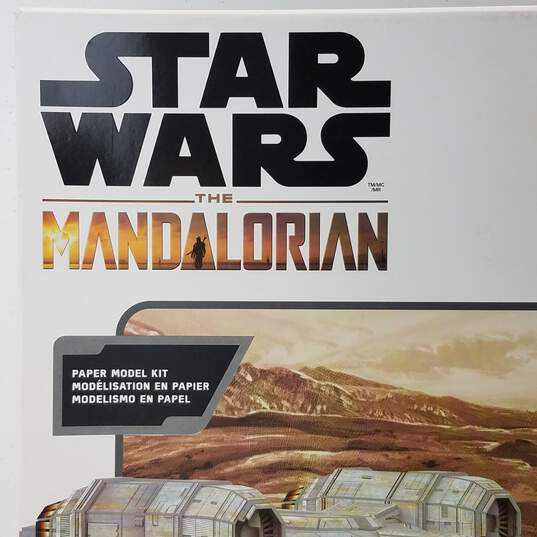 Star Wars Mandalorian Paper Model Kit Razor Crest and Sandcrawler Pack image number 2