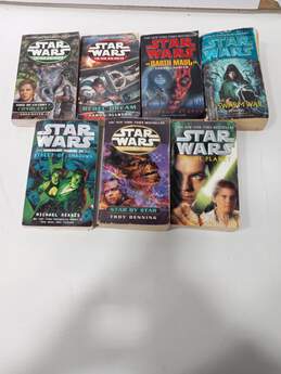 Bundle of 7 Assorted Paper Cover Star Wars Books
