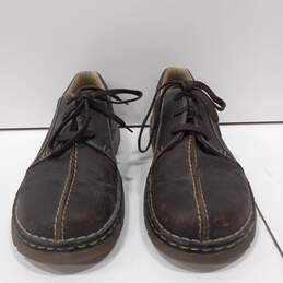 Dr. Martens Men's Leather Brown Lace-Up Shoes Size 11