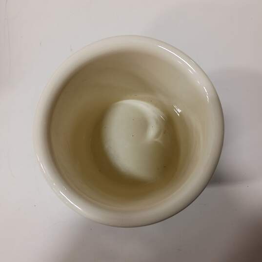 Cream Ceramic Canister Jar w/ Moose Design image number 3