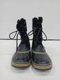 Sorel Men's Black Leather Boots Size 9.5 image number 2