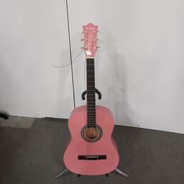 De Rosa DKG38 38" Pink Acoustic Guitar in Gig Bag alternative image