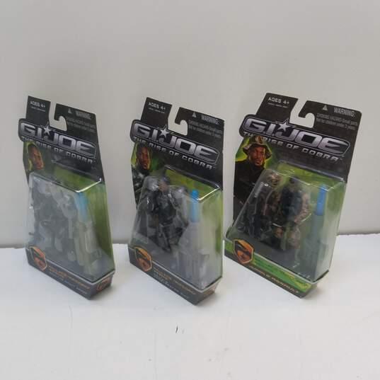 Hasbro G.I. Joe The Rise of Cobra Wallace Ripcord Weems Action Figures Set of 3 image number 3
