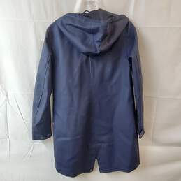 Levi Strauss Navy Blue Long Rain Coat Size XS alternative image