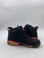 Nike Air Jordan 6 Black Athletic Shoe Men 8 image number 3