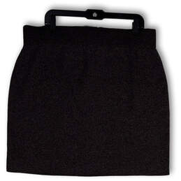 NWT Womens Purple Elastic Waist Flat Front Pull-On Mini Skirt Size XL alternative image