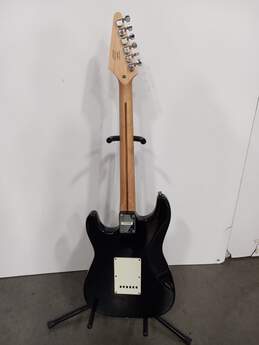 Black & White Starcaster By Fender Black Electric Guitar In Gig Bag alternative image