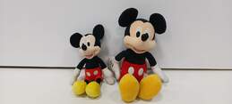 Pair of Disney Mickey Mouse Stuffed Animals