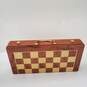 Wooden Chess & Backgammon Combo Set w/ Reversible Board - Complete image number 9