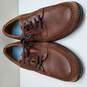 Ecco Brown/Black Leather Size 45 Shoes image number 1