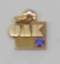 10K Gold Blue Sapphire Accent OAK Service Pendant 1.2g image number 1