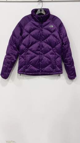 Women's Purple Winter Puff Jacket Size S