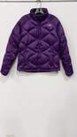 Women's Purple Winter Puff Jacket Size S image number 1