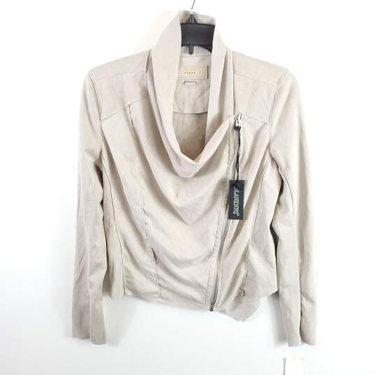Blank NYC Women Grey Asymmetrical Jacket S NWT image number 1