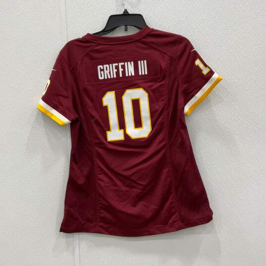 Nike Womens Red White Washington Redskins Robert Griffin III #10 NFL Jersey M image number 2
