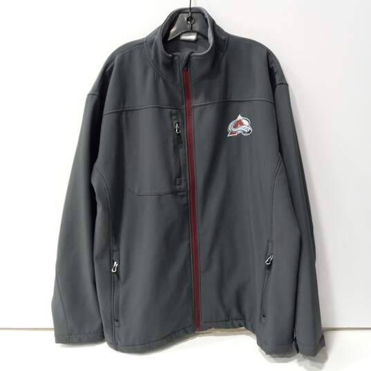 NHL Colorado Avalanche Zip Up Jacket Size XL image number 1