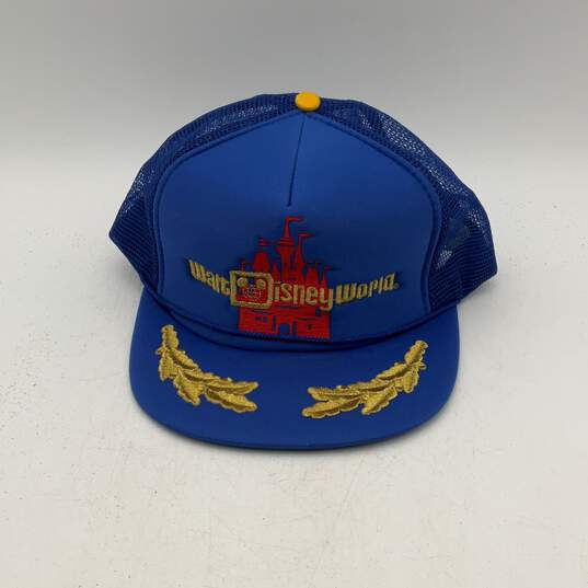 Disney Mens Blue Walt Disneyland Adjustable Baseball Hat One Size image number 1