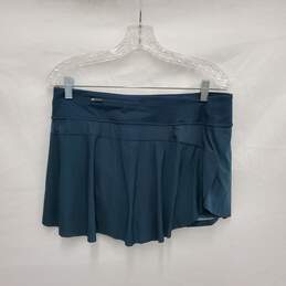 Lululemon Women's Athletica Blue Lost N' Pace Tennis Skirt Shorts Size 10 alternative image