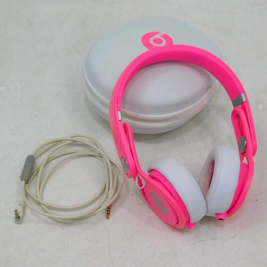 Beats by Dr. Dre MIXR Over the Head DJ Wired Headphones Pink image number 1