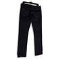 NWT Womens Blue Denim Dark Wash Pockets Stretch Straight Leg Jeans Size 31 image number 2