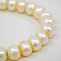 Romantic 14K Yellow Gold Clasp Pearl Bracelet 19.6g image number 5
