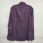 Ted Baker MN's Purple Printed Long Sleeve Button Shirt. Size 4 image number 2
