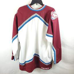 CCM NHL Men White Vintage Colorado Avalanche Jersey  XL alternative image