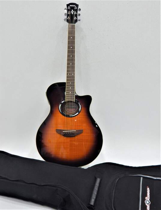 Yamaha Brand APX500II Model Acoustic Electric Guitar w/ Soft Gig Bag image number 1