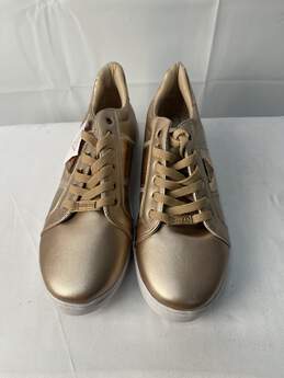 Womens Guess Gold Sneakers Size 26 EURO