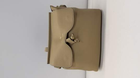 Nanette Lepore Beige Faux Leather Crossbody Bag image number 1