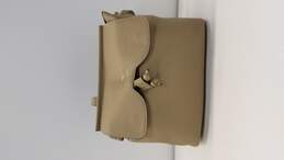 Nanette Lepore Beige Faux Leather Crossbody Bag