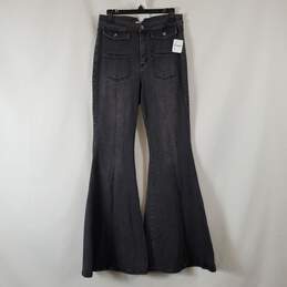 Free People Women's Black Flare Bootcut Jeans SZ 30 NWT