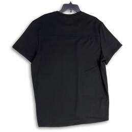 NWT Mens Black Crew Neck Stretch Zip Pocket Pullover T-Shirt Size X-Large alternative image