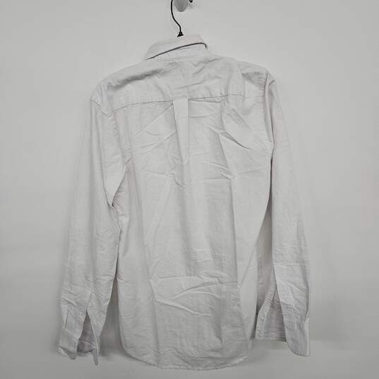 White Button Collared Dress Shirt image number 2