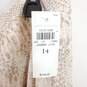 Ann Taylor Women Beige Printed Flared Skirt Sz 14 NWT image number 5