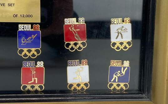 Limited Edition Commemorative Set of Enamel pins from 24th Olympiad in Seoul 88' image number 4