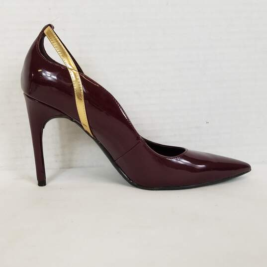 Marc Fisher Heel P:ump  Woman's Size 8  Color Burgundy image number 1