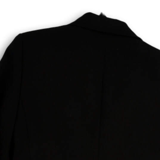 NWT Womens Black Peak Lapel Long Sleeve Double Breasted Blazer Size 6 image number 1