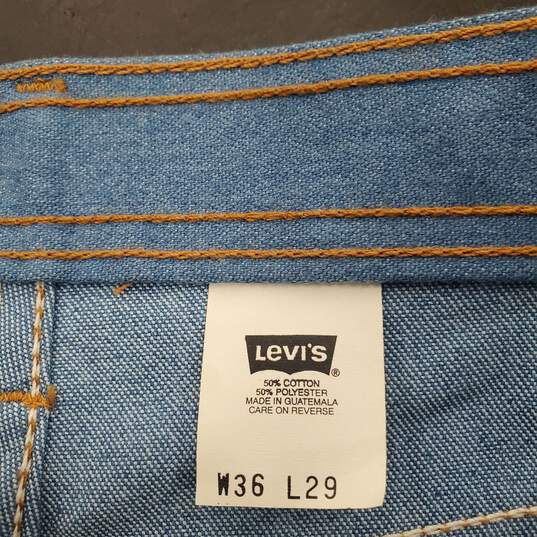 Levi's Men Light Blue Jeans Sz36x29 NWST image number 3