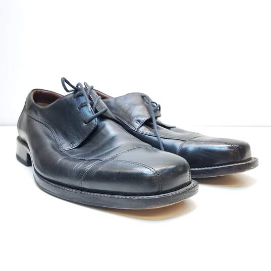 Johnson & Murphy Leather Dobson Derby Shoes Black 9 image number 3