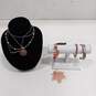 5 pc Coral Colored Jewelry Bundle image number 1
