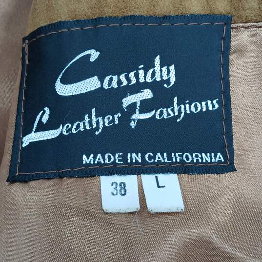 Cassidy Women's Brown Leather Jacket Size Large image number 4